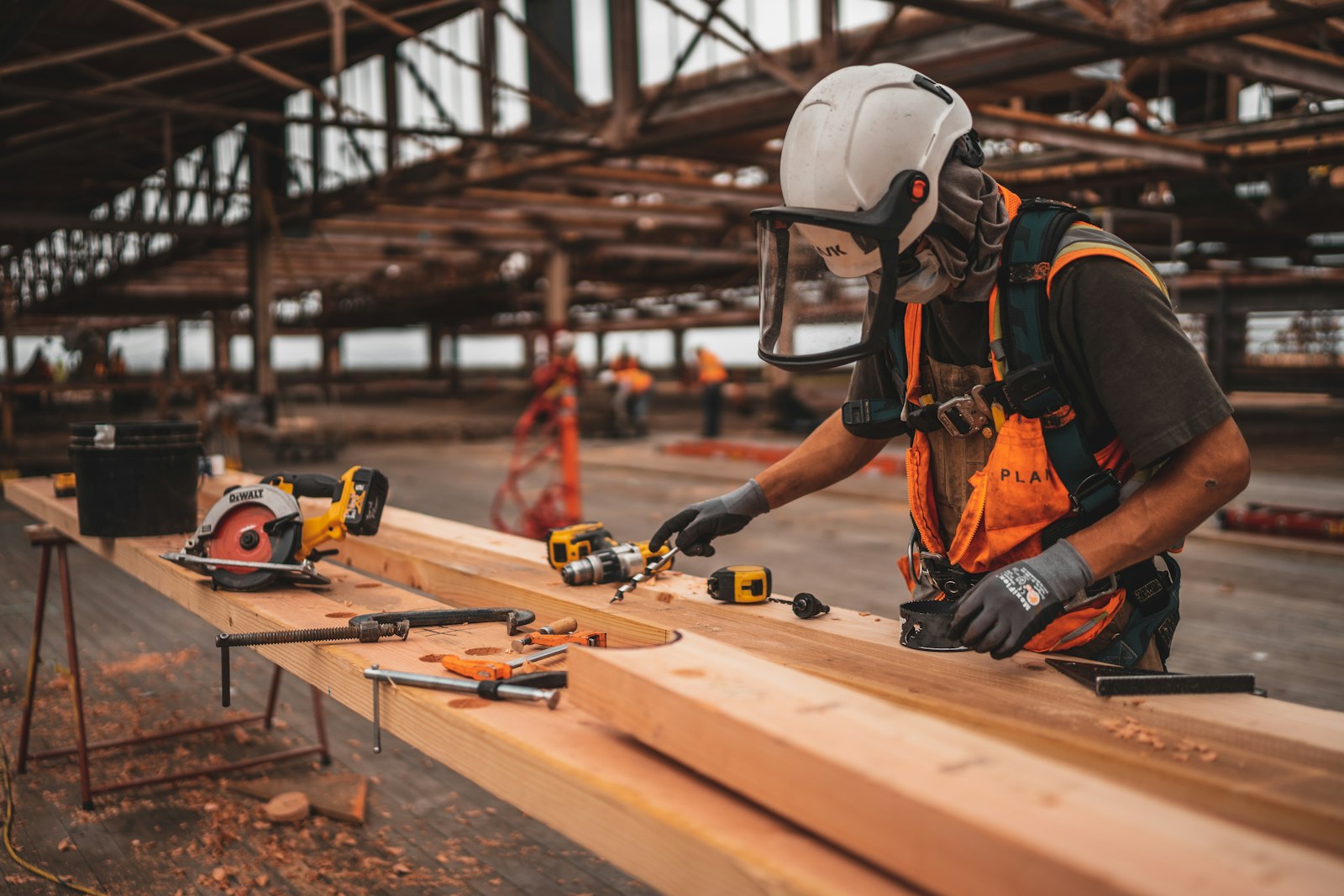 Fit-out construction and MEP works in a commercial interior